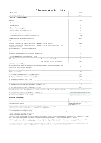 Apple iPhone 16e 128 GB: progettato per Apple Intelligence, con chip A18, un’autonomia grandiosa, fotocamera Fusion da 48MP e display Super Retina XDR 6,1''; Bianco